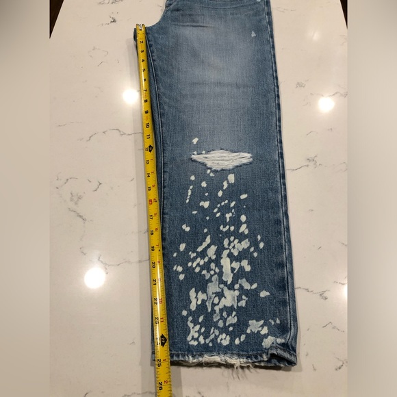 NWT Madewell The Dadjean Denim Jeans Bleached Edition size 27 - Picture 8 of 16